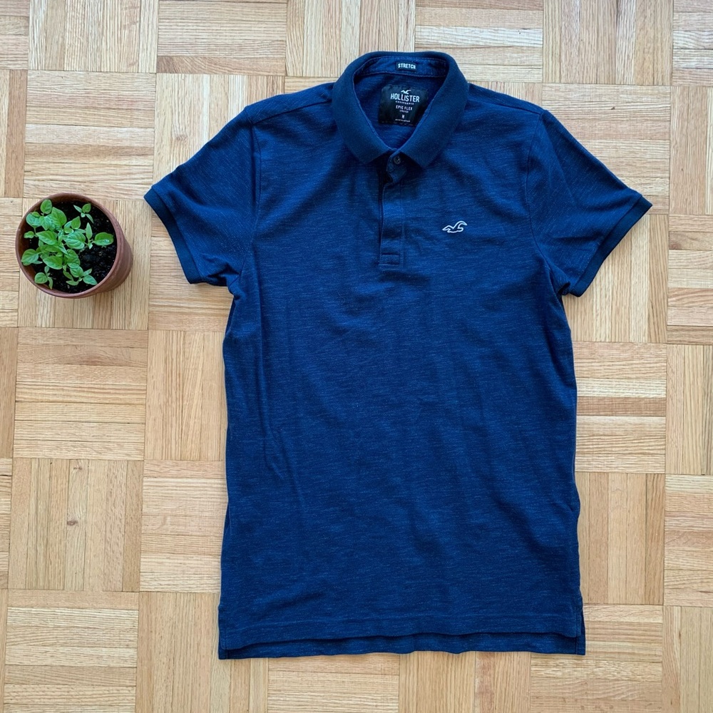 🔵Hollister Essential Polo (Sz M)